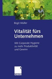 Cover of: Vitalitat Furs Unternehmen