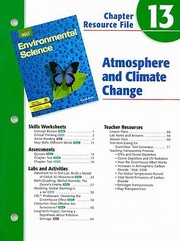 Cover of: Holt Environmental Science Chapter 13 Resource File