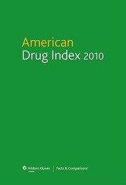Cover of: American Drug Index 2010