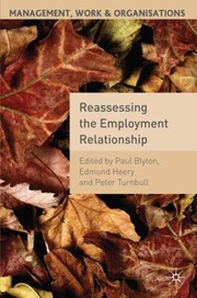 Cover of: Reassessing The Employment Relationship