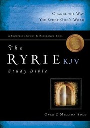 Cover of: The Ryrie Study Bible King James Version