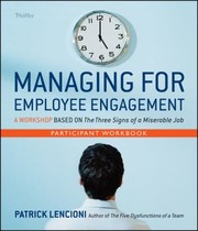 Cover of: Managing For Employee Engagement