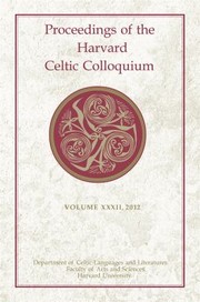 Cover of: Proceedings Of The Harvard Celtic Colloquium 2012