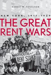 Cover of: The Great Rent Wars New York 19171929 by 