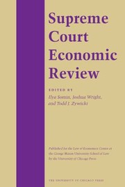 The Supreme Court Economic Review by Ilya Somin