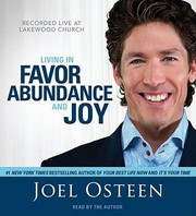 Cover of: Living In Favor Abundance And Joy