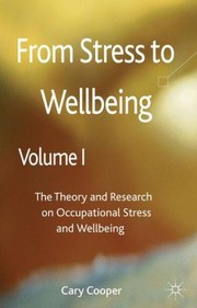 Cover of: The Theory And Research On Occupational Stress And Wellbeing