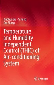 Temperature And Humidity Independent Control Of Airconditioning System cover