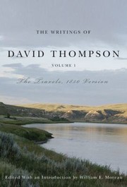 Cover of: The Writings Of David Thompson by 