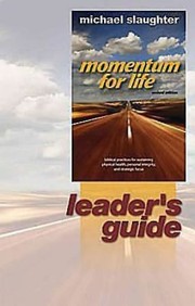 Cover of: Momentum for Life Leader Guide