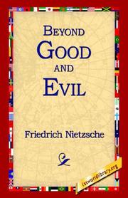 Cover of: Beyond Good and Evil by Friedrich Nietzsche, Friedrich Nietzsche