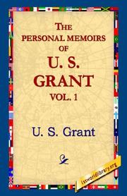 Cover of: The Personal Memoirs of U. S. Grant by Ulysses S. Grant