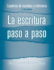 Cover of: Cuaderno de Estudio y Referencia for La Escritura Paso a Paso