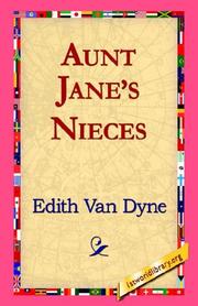 Cover of: Aunt Jane's Nieces