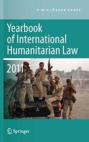 Cover of: Yearbook Of International Humanitarian Law