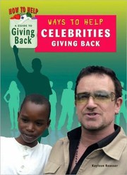Cover of: Celebrities Giving Back