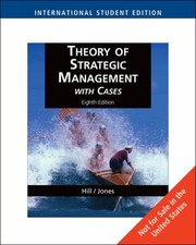 Cover of: Theory Of Strategic Management With Cases