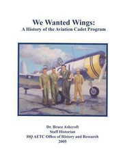 Cover of: We Wanted Wings