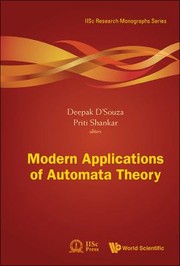 Cover of: Modern Applications Of Automata Theory Dsouza Deepak Ed by Priti Shankar