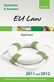 Cover of: Qa Eu Law 2011 And 2012
