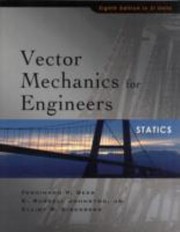 Cover of: Vector Mechanics For Engineers Statics Si Units