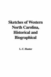 Cover of: Sketches of Western North Carolina, Historical And Biographical
