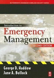 Cover of: Introduction To Emergency Management