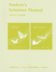 Cover of: Students Solutions Manual Calculus Its Applications Twelfth Edition And Brief Calculus Its Applications Twelfth Edition Larry J Goldsteinet Al