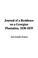 Cover of: Journal of a Residence on a Georgian Plantation, 1838-1839