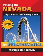 Cover of: Passing The Nevada High School Proficiency Examination In Mathematics by 