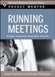 Running meetings by Harvard Business School Press