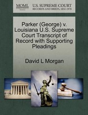 Cover of: Parker