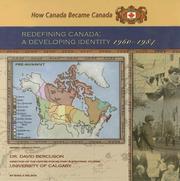 Cover of: Redefining Canada: a developing identity, 1960-1984
