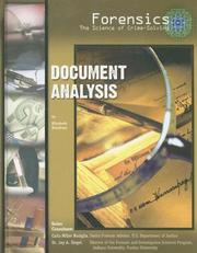 Cover of: Document analysis by Elizabeth Bauchner