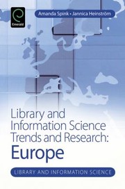Cover of: Library and Information Science Trends and Research
            
                Library and Information Science Hardcover
