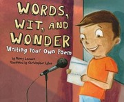 Cover of: Words Wit And Wonder Writing Your Own Poem by 