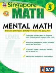 Cover of: Mental Math Strategies And Process Skills To Develop Mental Calculation- Grade 5