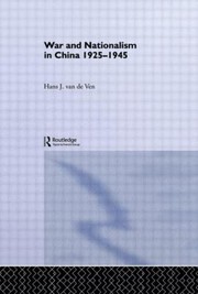 Cover of: War And Nationalism In China 19251945 by 