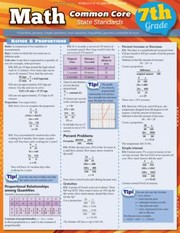 Cover of: Math Common Core State Standards 7th Grade
