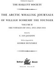 Cover of: The Arctic Whaling Journals Of William Scoresby The Younger