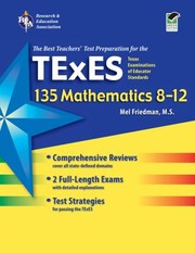 Cover of: The Best Teachers Test Preparation For The Texes Mathematics Field 135 812 Test