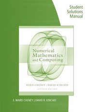 Cover of: Student Solutions Manual For Cheneykincaids Numerical Mathematics And by 