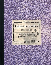 Cover of: Carnet De Fouilles Luc Long
