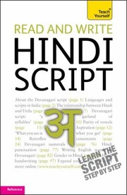 Cover of: Read And Write Hindi Script