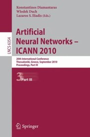 Cover of: Artificial Neural Networks