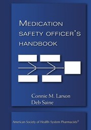 Cover of: Medication Safety Officers Handbook