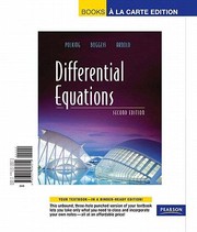 Cover of: Differential Equations Books A La Carte Edition