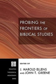 Cover of: Probing The Frontiers Of Biblical Studies