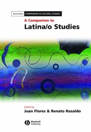 Cover of: A Companion To Latinao Studies by 