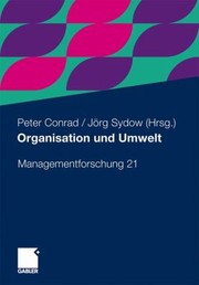Cover of: Organisation Und Umwelt